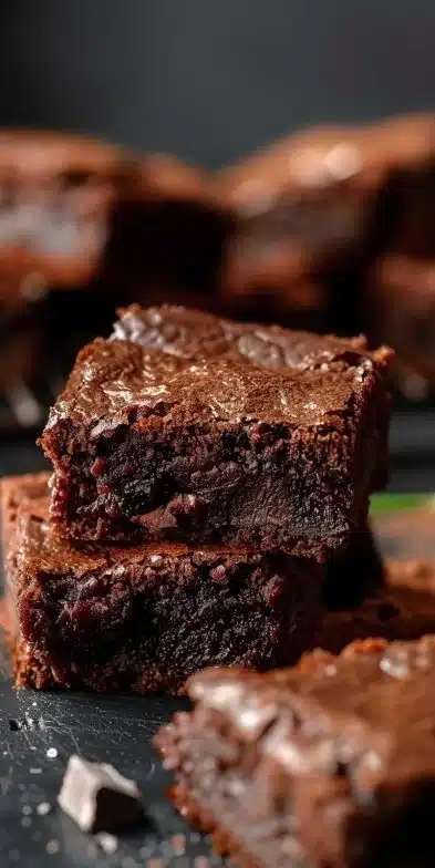 Brownie sans sucre, délicieux dessert chocolaté sans sucre ajouté