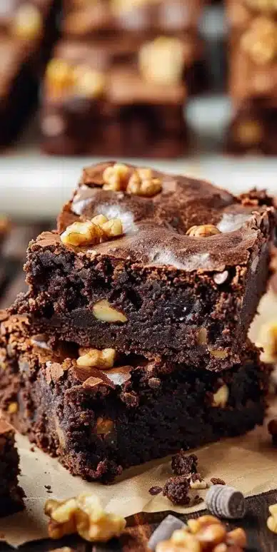 Brownies aux noix faciles