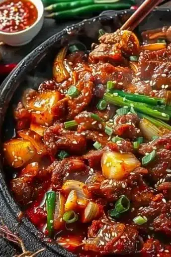 Bulgogi de porc épicé coréen