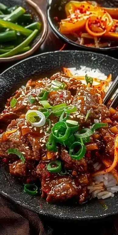 Bulgogi de porc épicé coréen