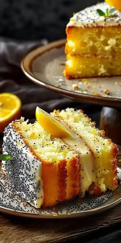 Cake Léger au Citron et Graines de Pavot