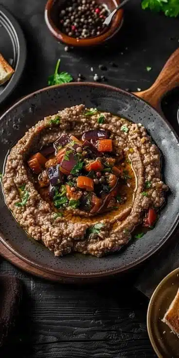 Caviar d’aubergine à la Cookeo et au Companion facile