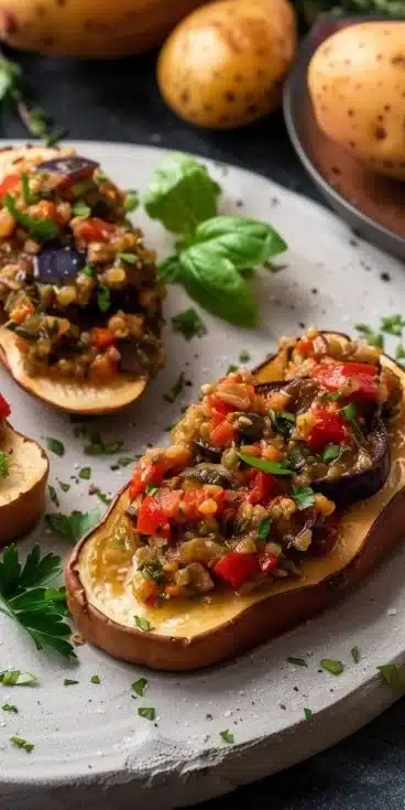 Recette de caviar d’aubergine à l’air fryer, un plat facile et savoureux