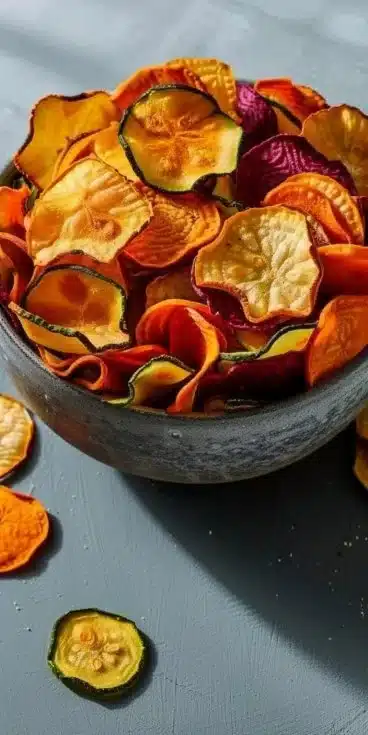 Chips de légumes à l'air fryer