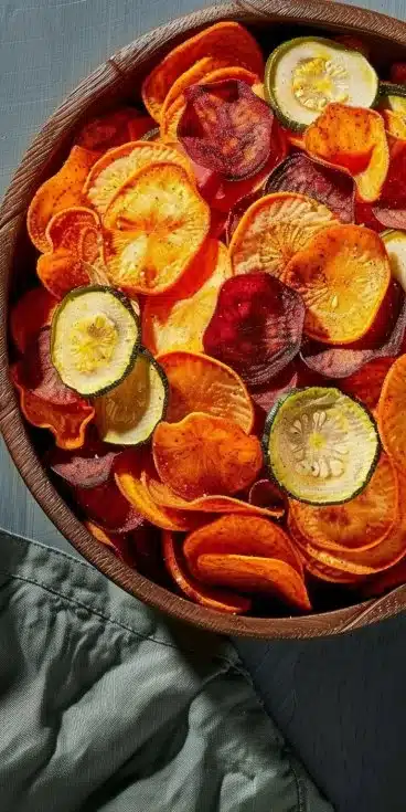 Chips de légumes à l'air fryer
