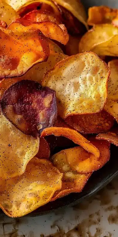 Chips de légumes à l'air fryer