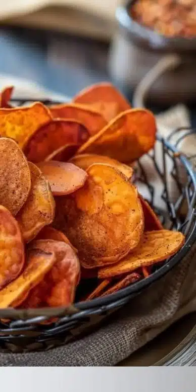 Chips de patate douce à la friteuse à air