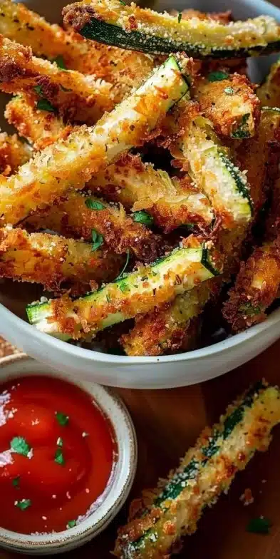 Crispy Air Fryer Zucchini Fries