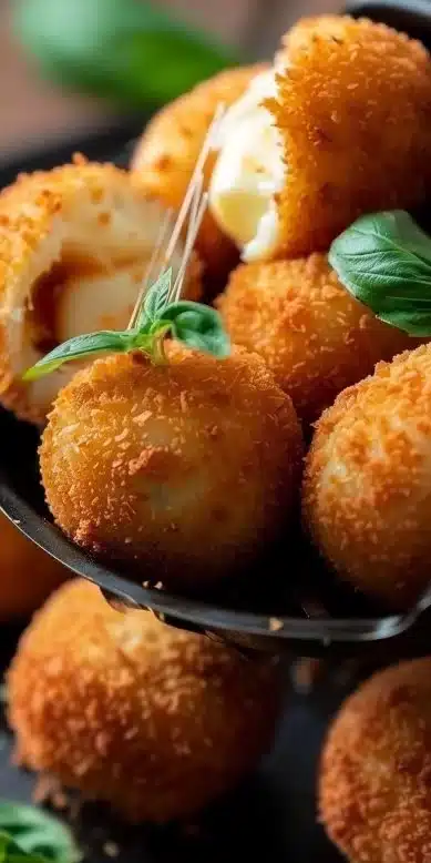 Croquettes mozzarella Galbani air fryer : recette facile