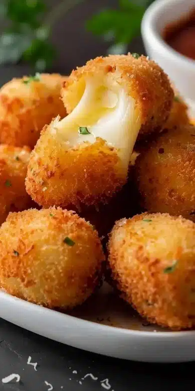 Croquettes mozzarella Galbani air fryer : recette facile