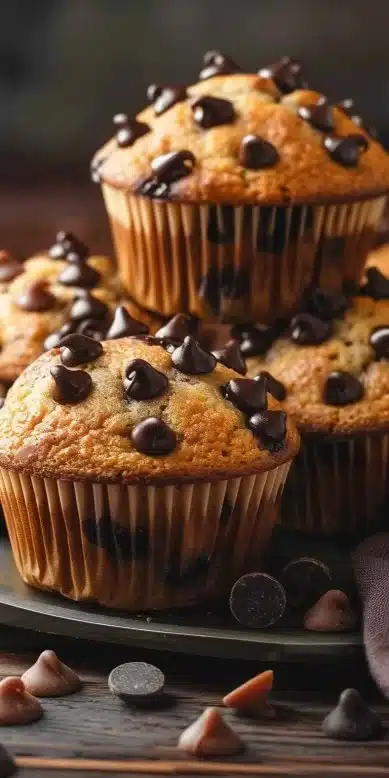 Easy Soft Chocolate Chip Muffin Recipe