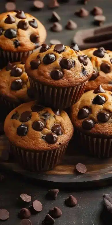 Easy Soft Chocolate Chip Muffin Recipe