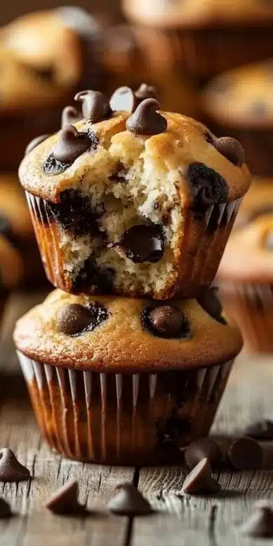 Recette de muffins moelleux aux pépites de chocolat