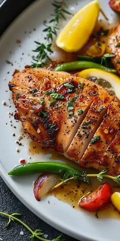 Recette rapide de filet de dinde cuisiné dans l'airfryer, tendre et savoureux.