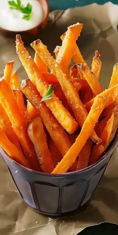 Frites de Patate Douce Croustillantes