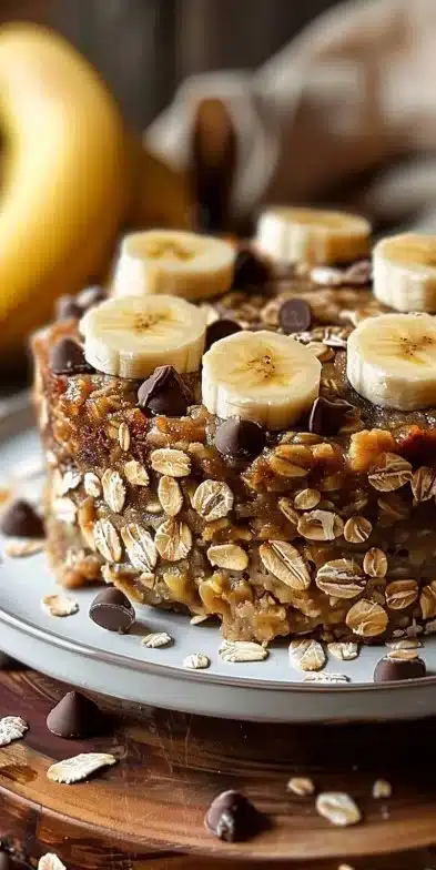 Gâteau Avoine Banane Minceur