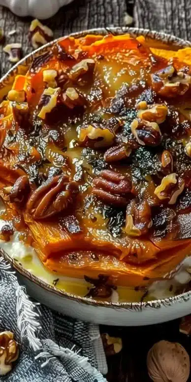 Gratin de Patate Douce, Chèvre et Noix : Un Gratin Gourmand et Réconfortant, Un Délice Irrésistible