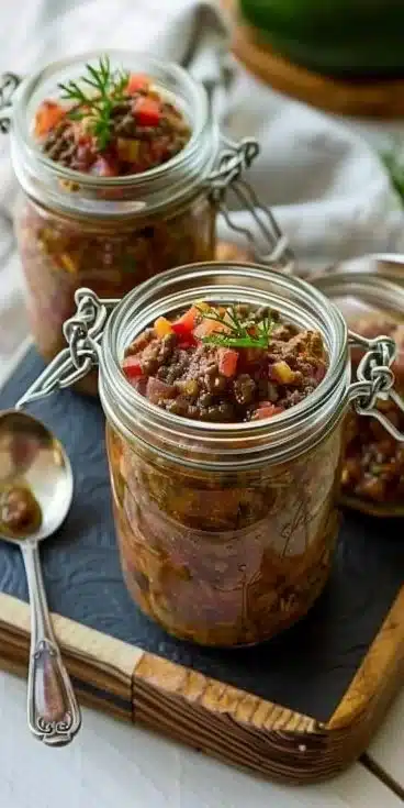 🍆 Homemade Eggplant Caviar Canning Recipe (Long-lasting)
