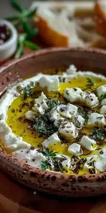 Huile de Trempage Feta Méditerranéenne pour assaisonner vos plats
