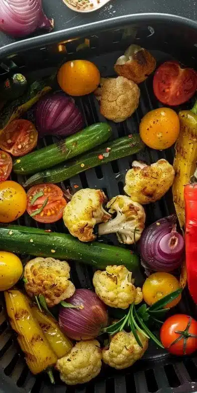 Légumes à l'air fryer