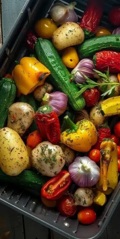 Légumes à l'air fryer