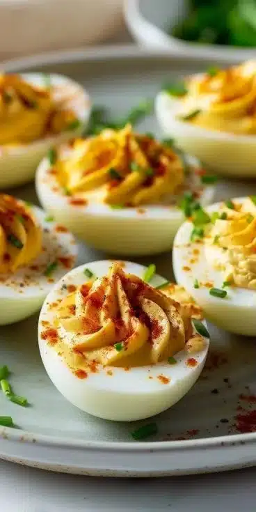 Recette d'Œufs Mimosa préparés à l'air fryer, simple et délicieuse