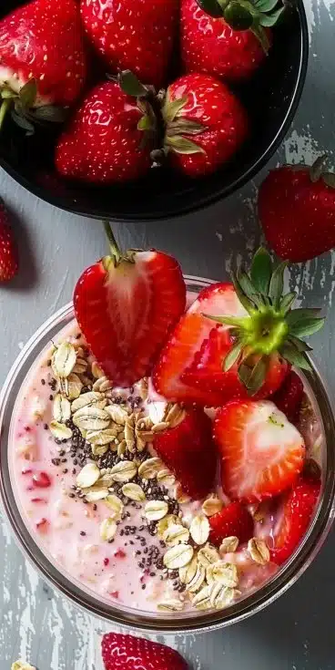 Overnight Oats à la Fraise : La Recette Healthy du Matin