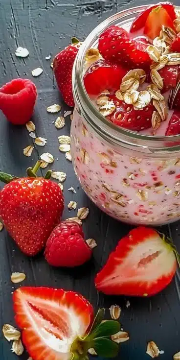 Overnight Oats à la Fraise : La Recette Healthy du Matin