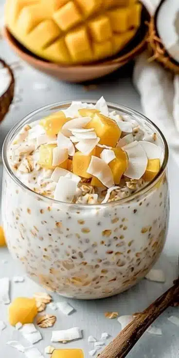 Overnight Oats à la Noix de Coco : Recette Tropicale et Facile