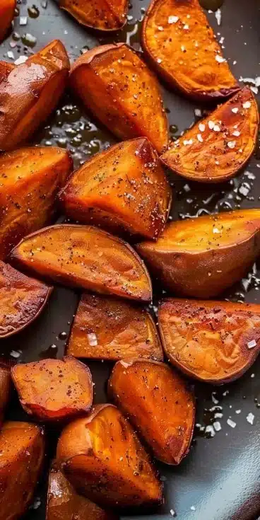 Patate douce et carottes au four