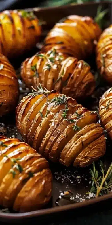 Pommes de terre Hasselback à l'airfryer - Recette top