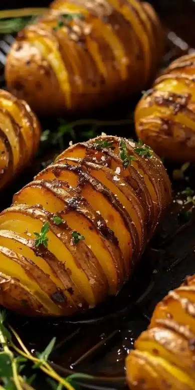 Pommes de terre Hasselback à l'airfryer - Recette top