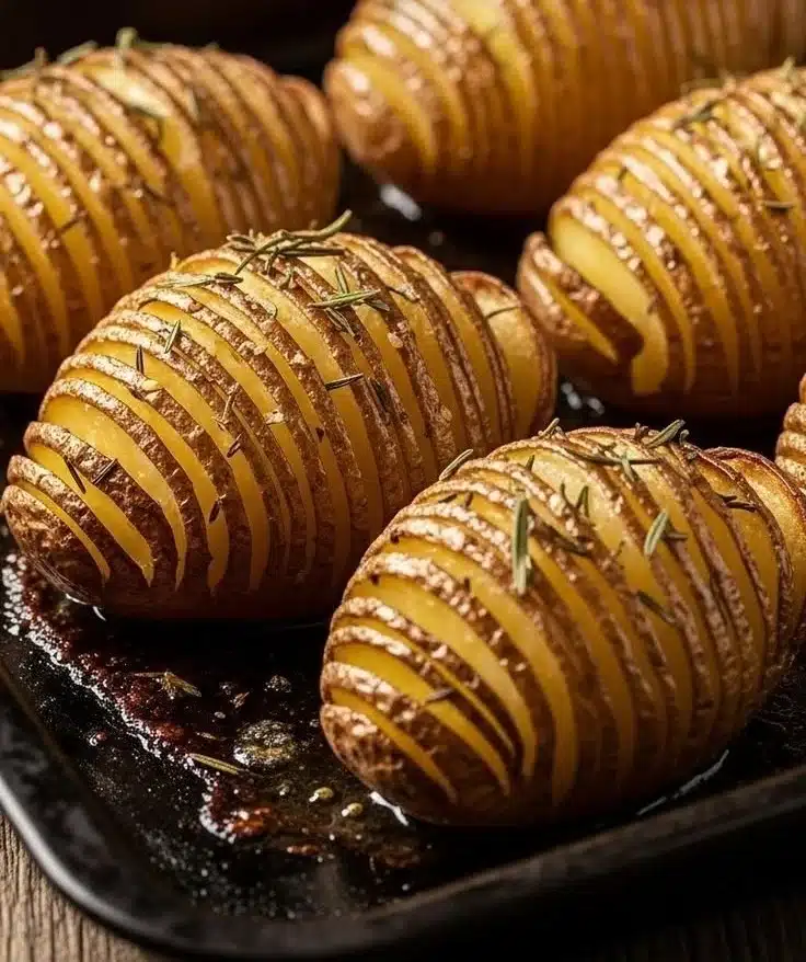Pommes de terre Hasselback dans l'airfryer - Recette top