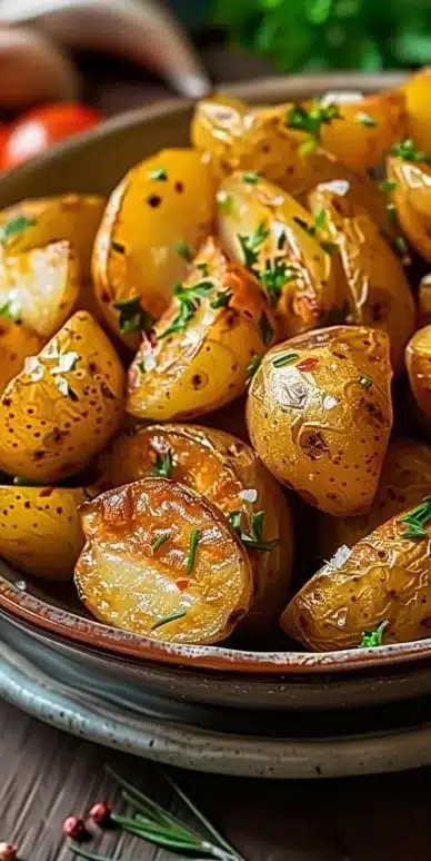 Pommes de Terre Provençale Recette Savoureuse à la Friture à Air