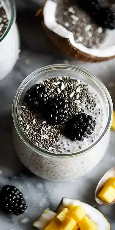 Pudding de Chia au Lait de Coco
