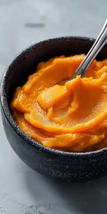 Purée de patate douce