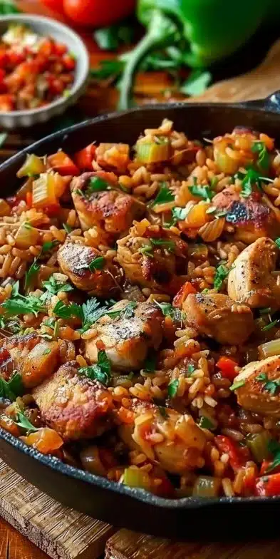 Recette Authentique de Jambalaya au Poulet