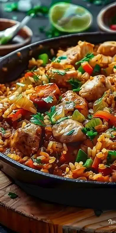 Recette Authentique de Jambalaya au Poulet