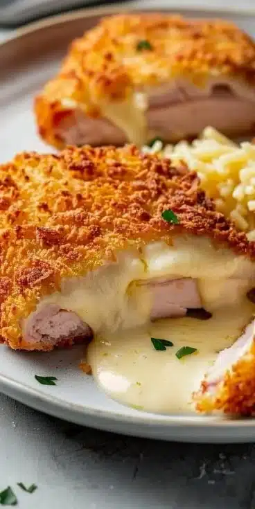 Recette de Cordon Bleu préparé au Air Fryer, savoureux et facile à réaliser.