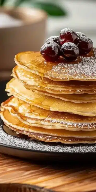 Recette de crêpes au sucre cuites à l'Air Fryer, délicieuses et faciles à préparer.