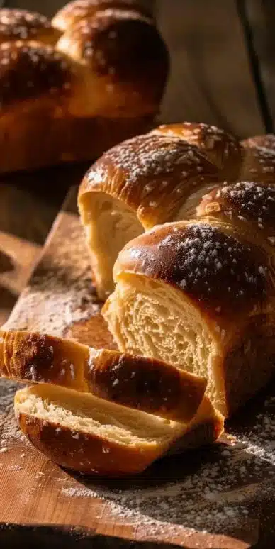 Recette de brioche maison préparée au Airfryer, dorée et moelleuse.