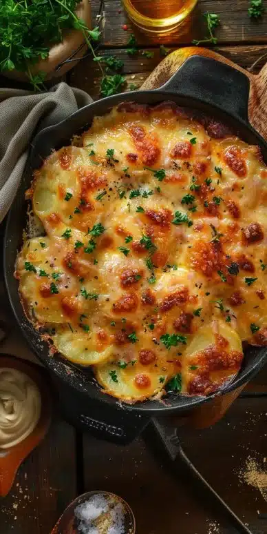 Recette de Pommes de Terre au Jambon : Gratin Réconfortant et Savoureux