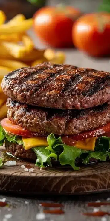 Recette de Steak Haché cuit au Airfryer, savoureux et rapide à préparer.