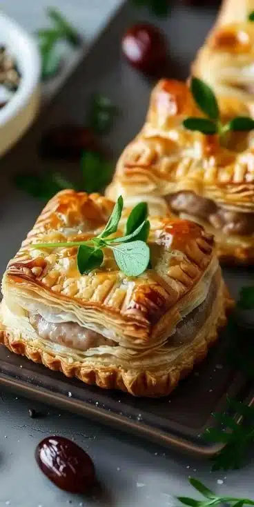 Feuilletés à la Saucisse appétissants cuits au Airfryer