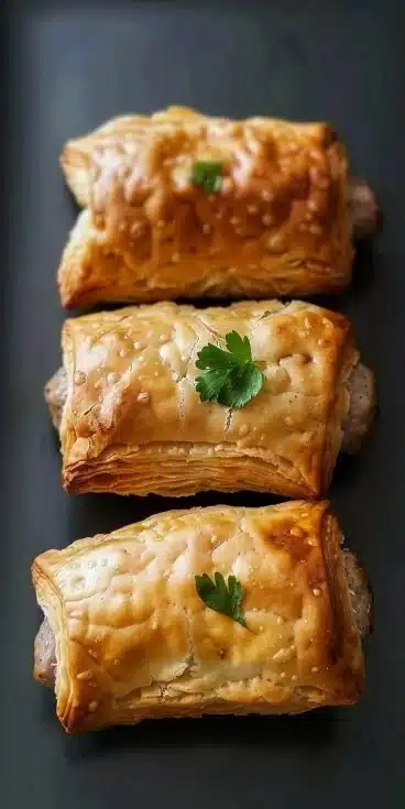 Recette des Feuilletés à la Saucisse au Airfryer : Délicieux