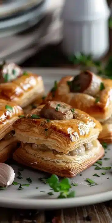 Recette des Feuilletés à la Saucisse au Airfryer : Délicieux
