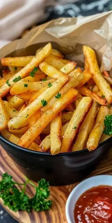 Recette des frites maison au airfryer : Facile et Délicieuse
