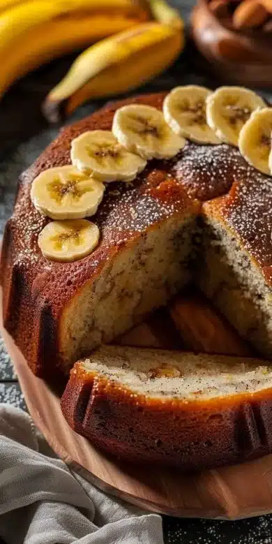 Recette du cake à la banane au airfryer facile et rapide