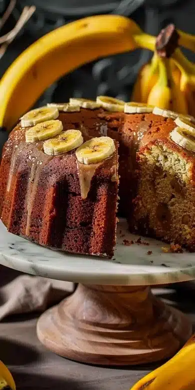 Recette du cake à la banane au airfryer facile et rapide