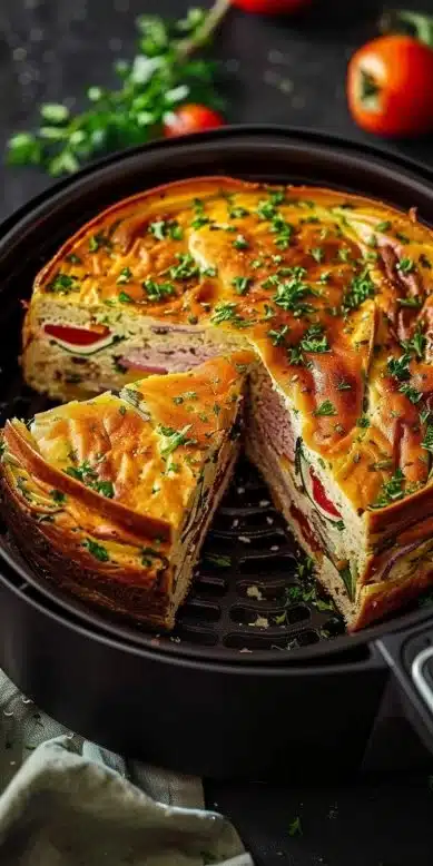 Recette de cake salé au airfryer, simple et savoureux